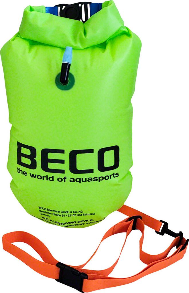 BECO aufblasbare Schwimmboje und Drybag Produktbild