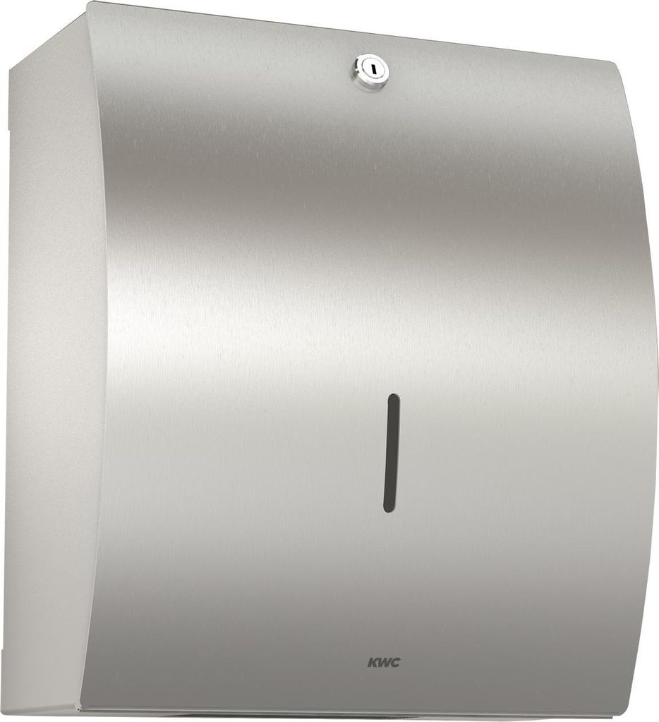 KWC AR WC-Großrollenhalter, STRATOS, Edst., Aufputz, 304x355x170 mm, Rolle 295 mm