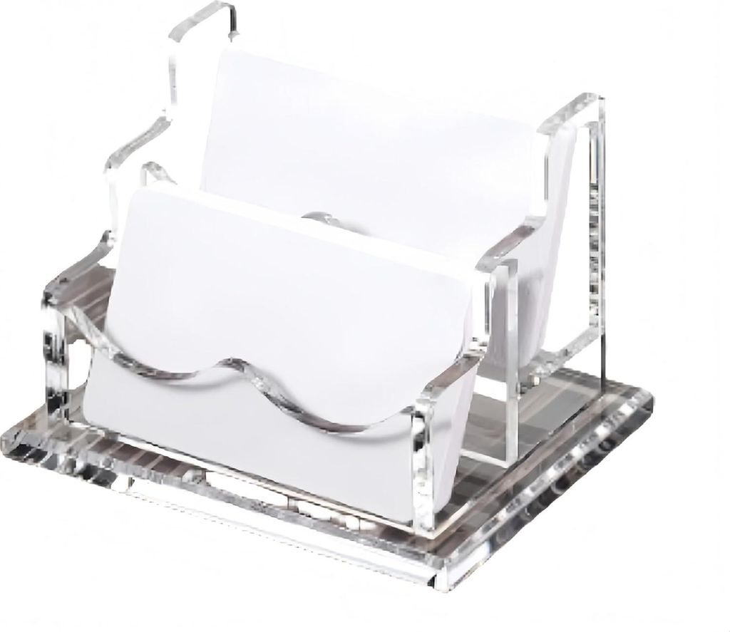 Visitenkarten-Display-Rack transparent - Geeignet für Büro und Geschäft - Visitenkartenhalter für Visitenkarten - Ständer für Visitenkarten