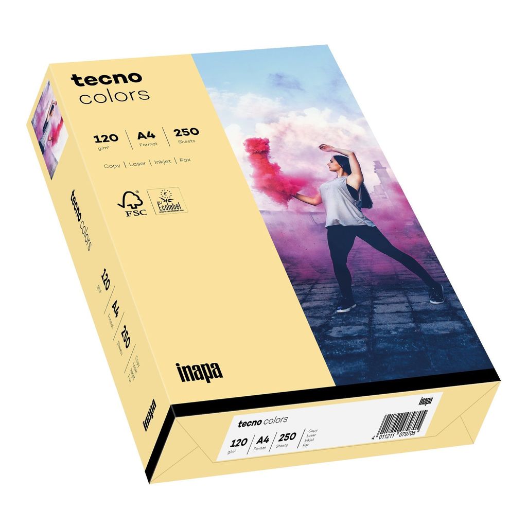 inapa 2100011340 Carta multifunzione tecno® colori - A4, Immagine del prodotto 