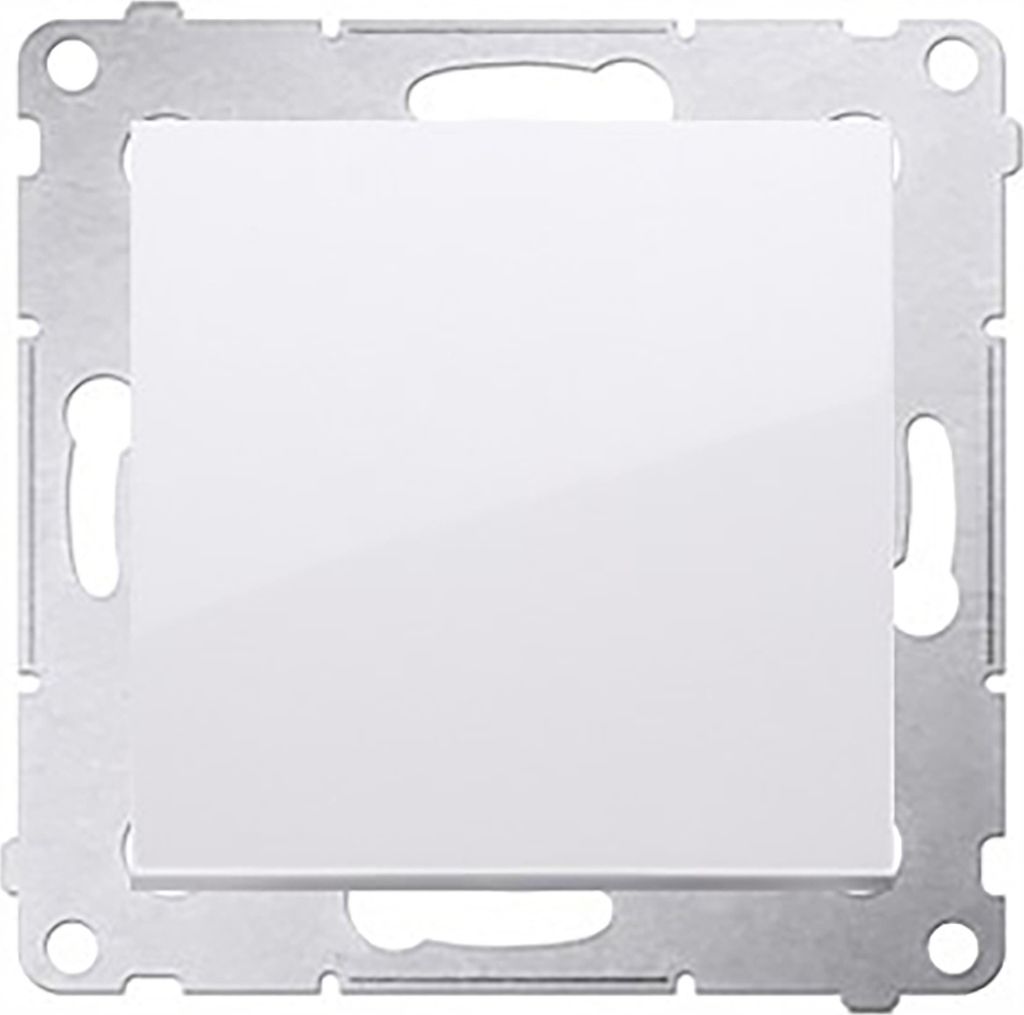 Kontakt-Simon DW1A.01/11, Weiß, Kunststoff, IP20, IP44, 250 V, 16 A, 75 mm