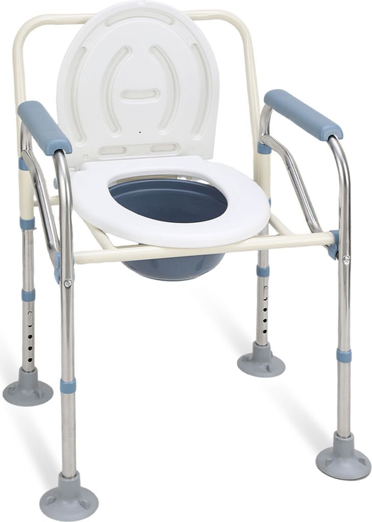 TolleTour Sedia da toilette pieghevole incl. secchio Sedia Immagine del prodotto 