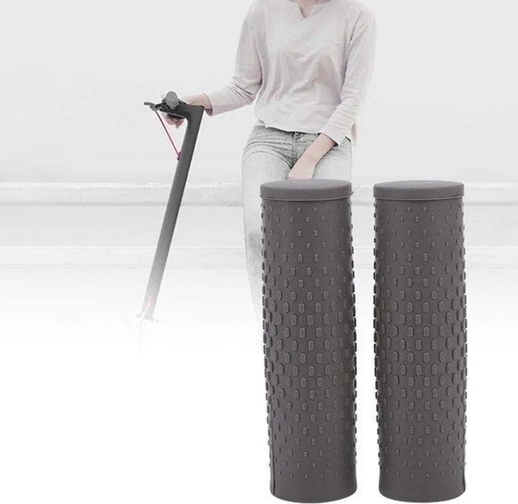 Poignées de rechange confortables pour guidon de trottinette - Gris