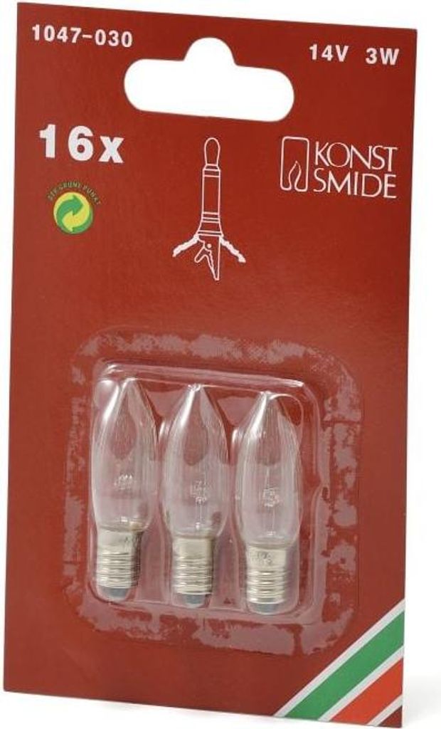 Konstsmide Spare Apex Bulb to 2000/2001, Transparent, E10, Produktbild 