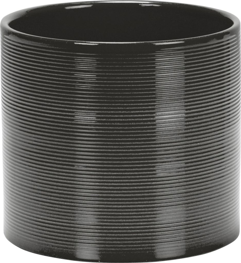 Scheurich Übertopf Serie 828 Ø 28 x 25 cm glass grey Produktbild 
