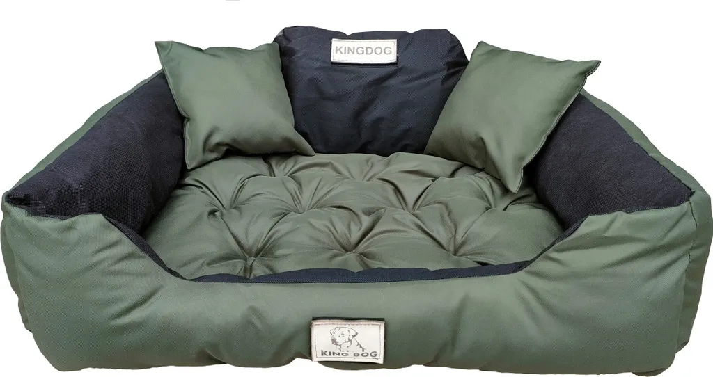 Letto KINGDOG Impermeabile Verde 130x105 cm - Ultra Resistente XXL - 3