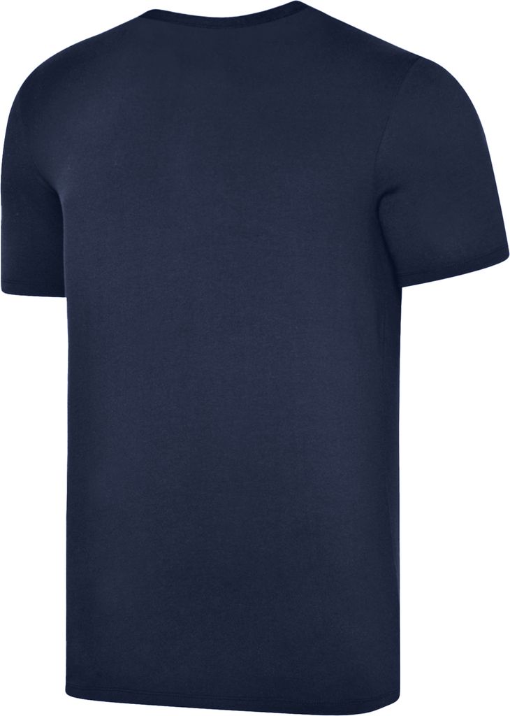 Umbro - "Club Leisure" T-Shirt für Herren UO272 (XL) (Marineblau/Weiß)