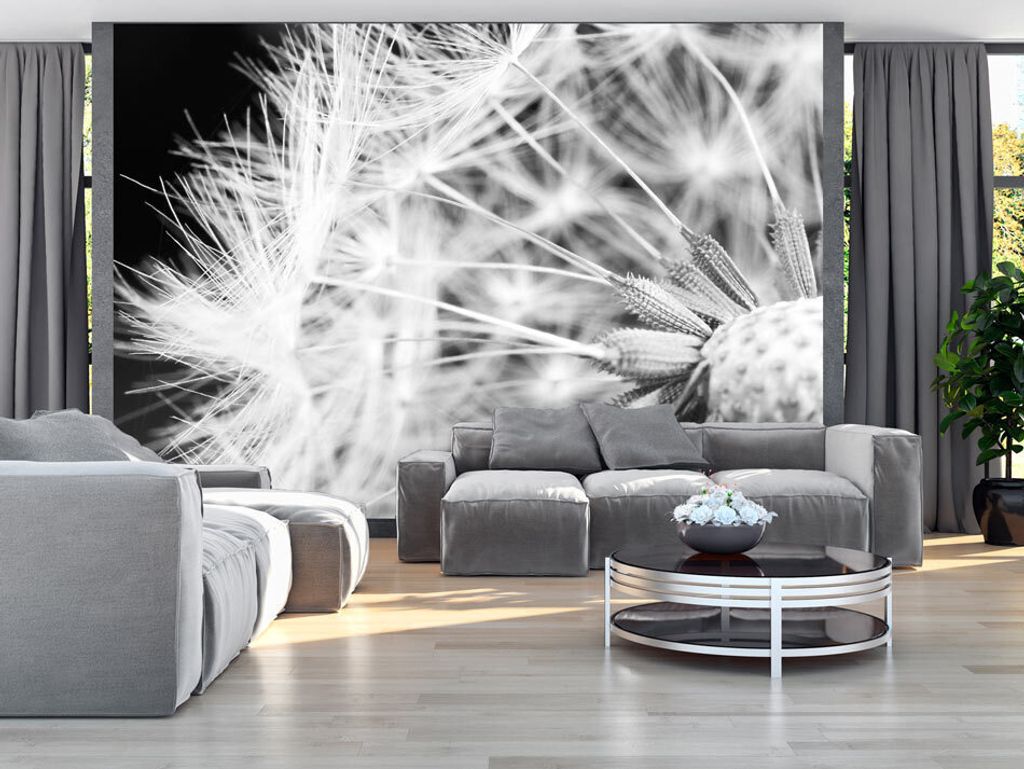 Vlies Fototapete 400x280 cm Tapeten Wandtapete XXL Pustenblume Natur Blumen b-B-0028-a-d