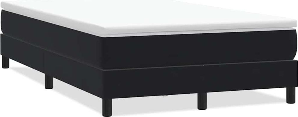 vidaXL Boxspringbett ohne Matratze Schwarz 120x220 cm Samt
