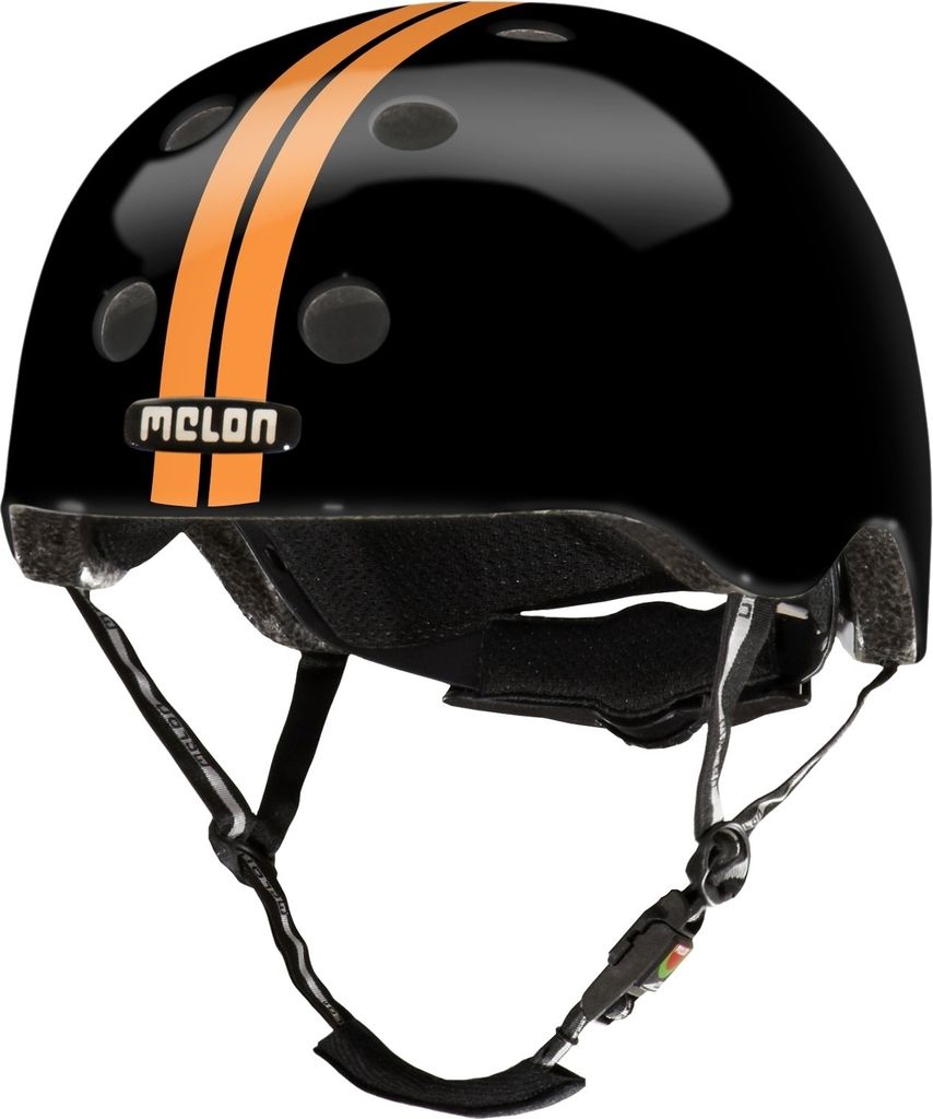 Melon Fahrradhelm Urban Active , Straight Orange Schwarz, XXS-S