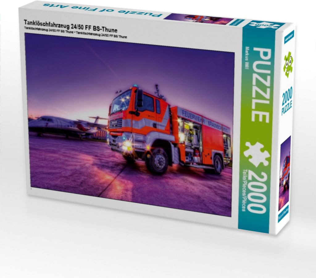 Calvendo Tanklöschfahrzeug 24/50 FF BS-Thune 2000 Teile Puzzle quer 900x670mm, Will Markus; 7402448