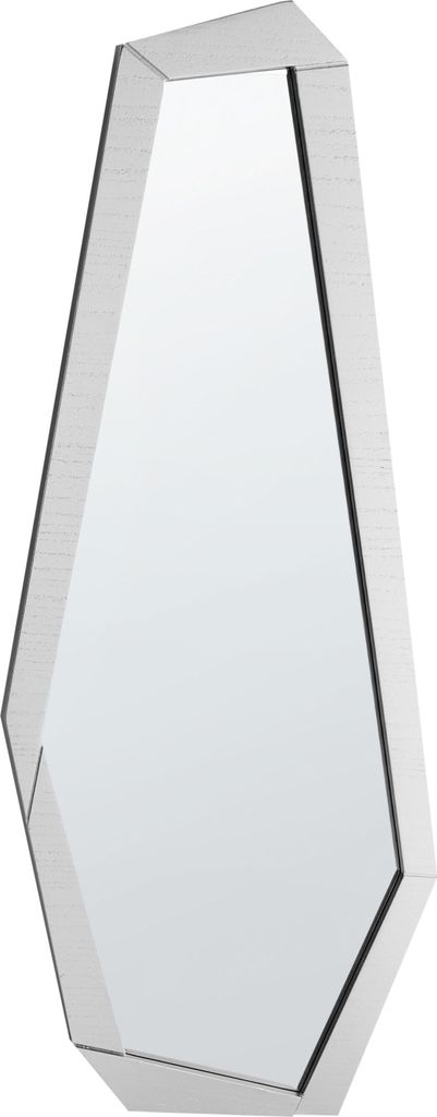 BELIANI Wandspiegel zum Aufhängen silber Holzrahmen großer Spiegel Schlafzimmer Wohnzimmer Flur moderner Stil