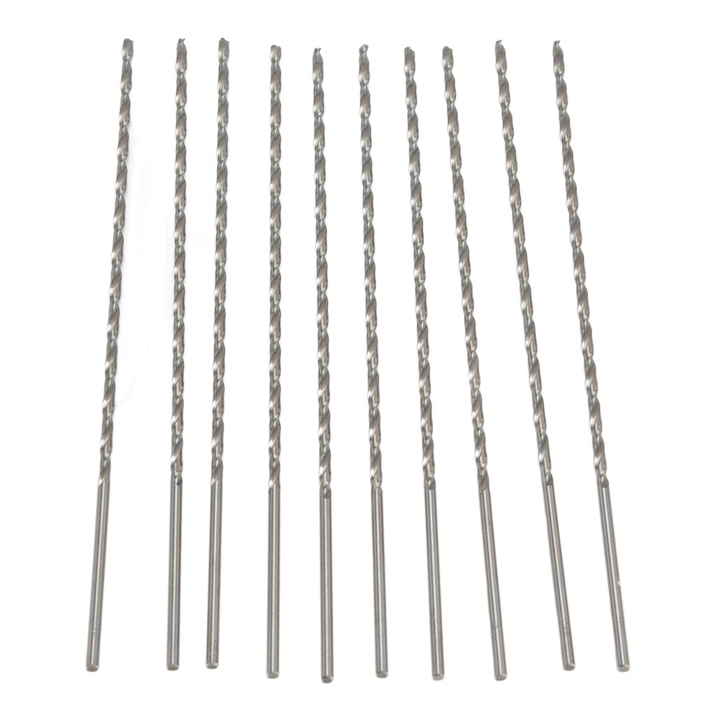 10 extra lange HSS-Bohrer, schnelles Bohren, hohe Produktbild 