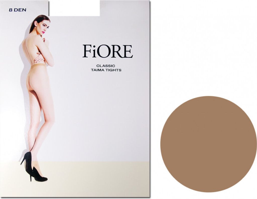 Glatte dünne Damenstrumpfhose 8 den Fiore Taima Bräune 3