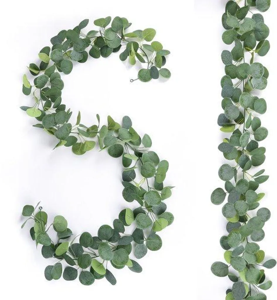 Guirlande eucalyptus artificielle 1,8 m verte pour décorer votre intérieur