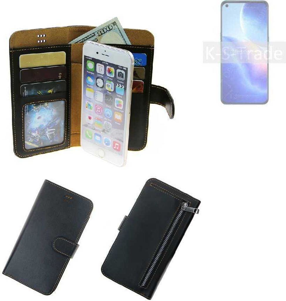 K-S-Trade Schutz Hülle kompatibel mit Oppo Find X3 Lite Klapphülle Case Phone cover Slim Handytasche Handy Hülle schwarz aus Kunstleder (1 Stk)