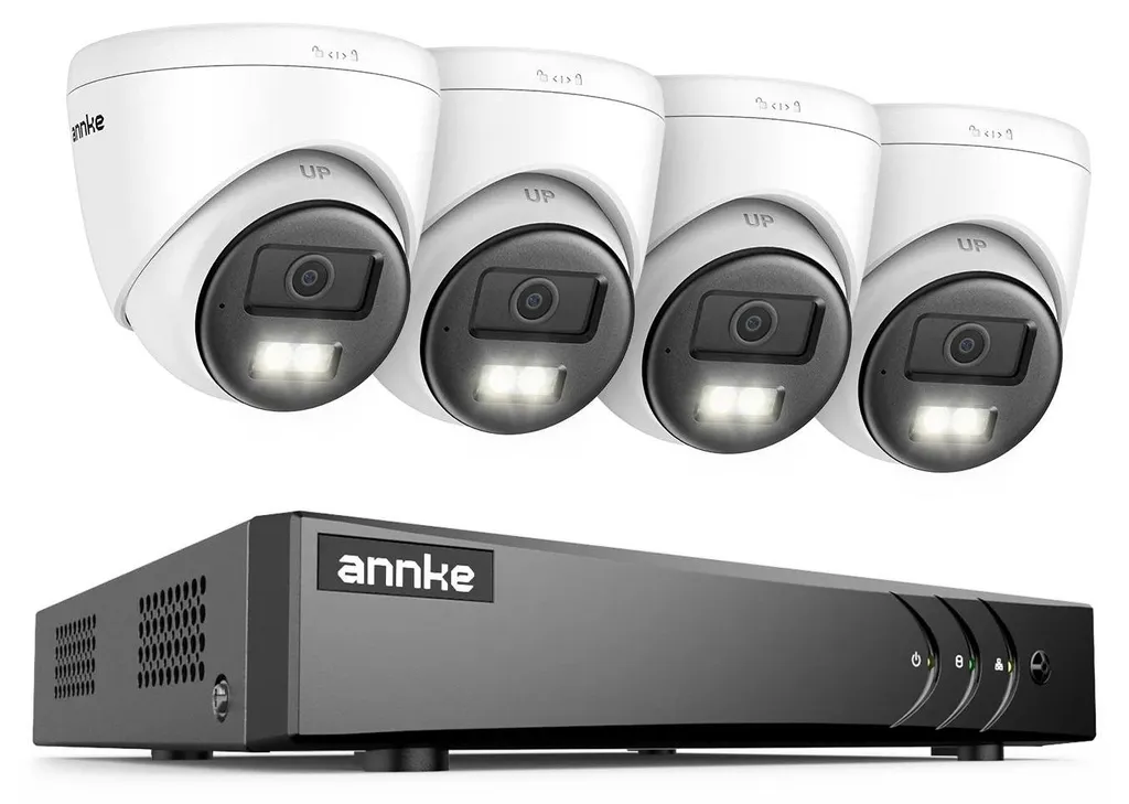 Kit Surveillance Extérieure 5MP 4 Caméras pour Protection Commerce Pro - 2