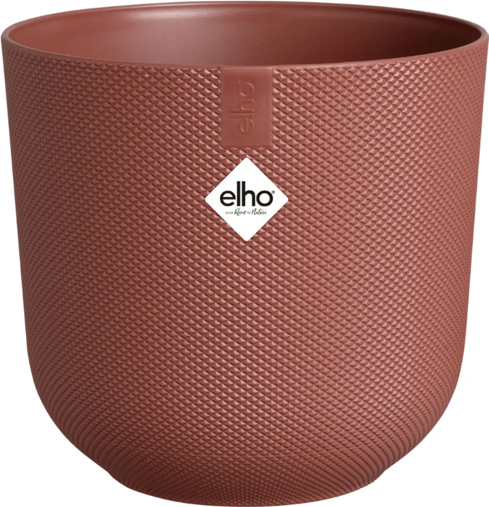 Vaso Grande per Interni elho Jazz 35cm - Rosso Toscano - Robusto