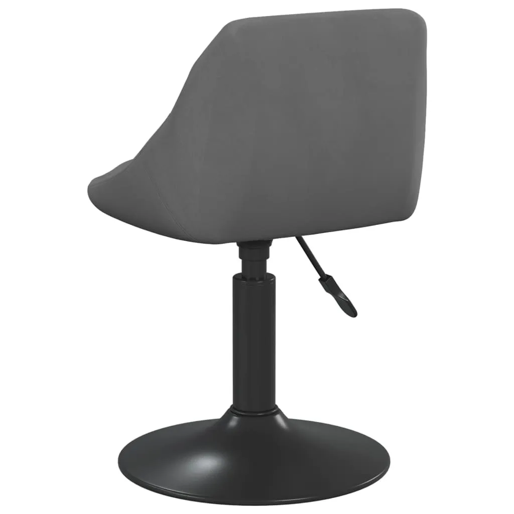 Set Sgabelli Bar Velluto Grigio Scuro: Per Aperitivi Indimenticabili - 5