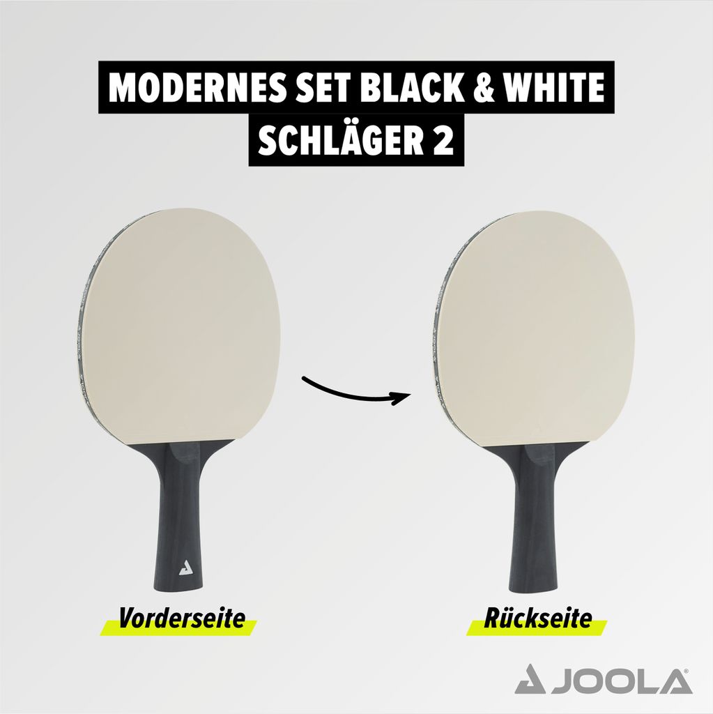Zestaw do tenisa stołowego JOOLA Black & White - składający Zdjęcie produktu 4