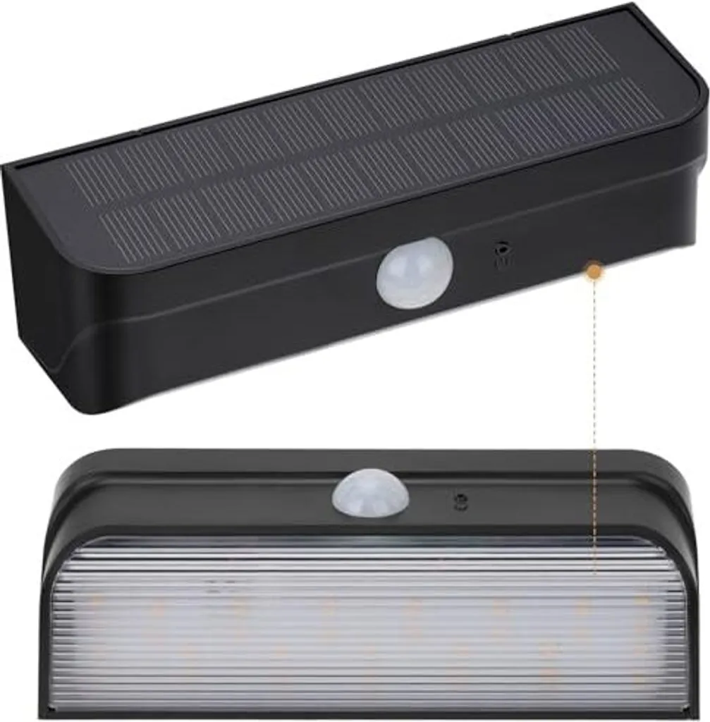 Offerta Luci Solari Esterno LED IP65 - Sensore Movimento Sicurezza