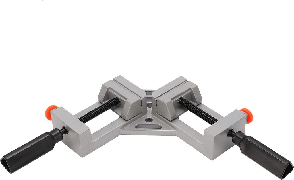 90°-Winkelklemme mit Doppelgriff und Schnellverschluss, Eckklemme für Holzbearbeitung, Positionierwerkzeug