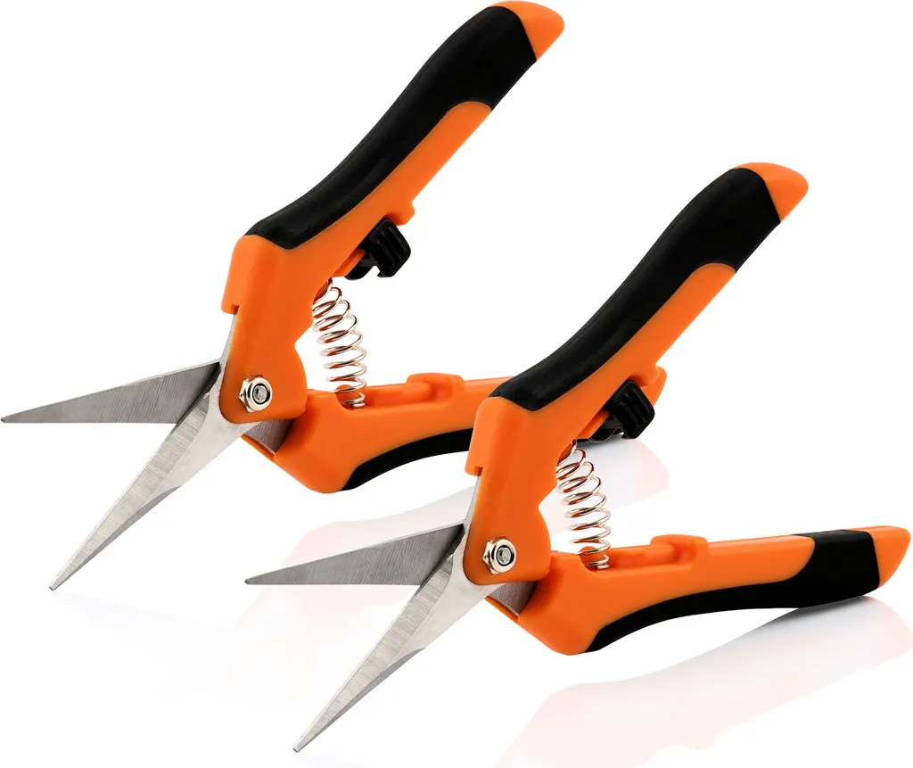 Set 2 Forbici Raccolta Zelsius Lama Dritta Acciaio Inox Professionali