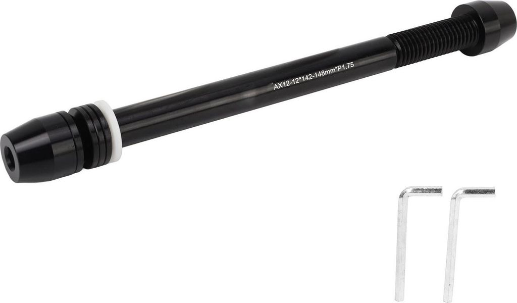 Verstellbare Achse für Fahrradtrainer aus hochfester Aluminiumlegierung für Naben von M12x142 bis M12x148 mm