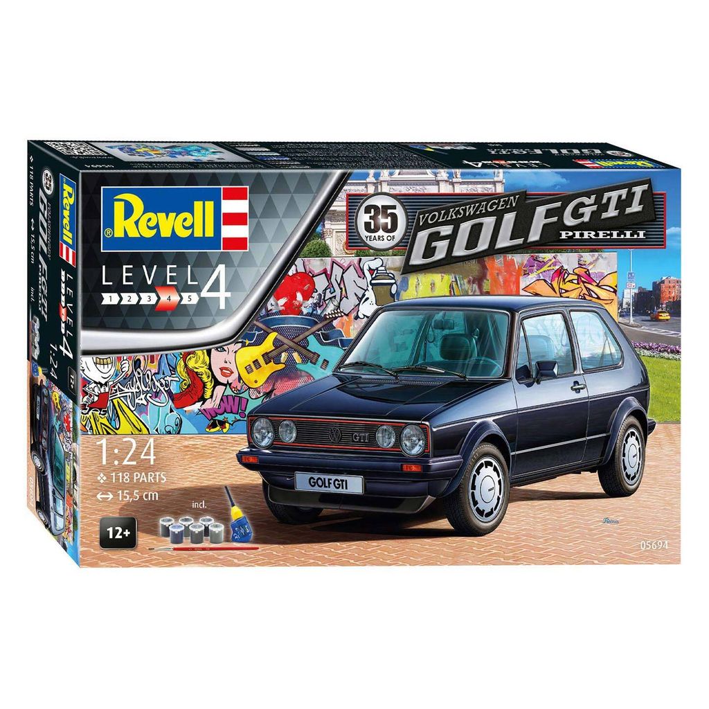 Revell "35 Years VW Golf 1 GTI Pirelli" (en anglais) Image du produit 