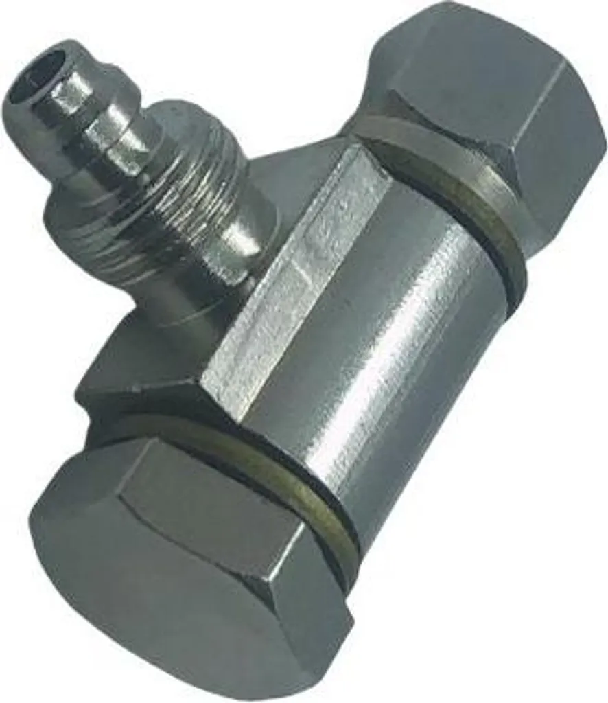 Raccord pneumatique en T à branchement rapide pour tube de 10mm de Ø - 4