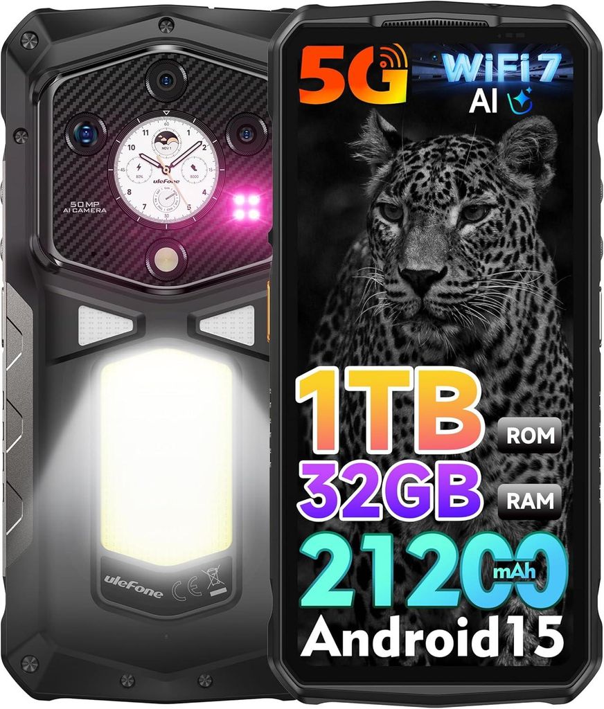 Ulefone Armor 29 Ultra Outdoor Handy 5G AI Smartphone Produktbild 
