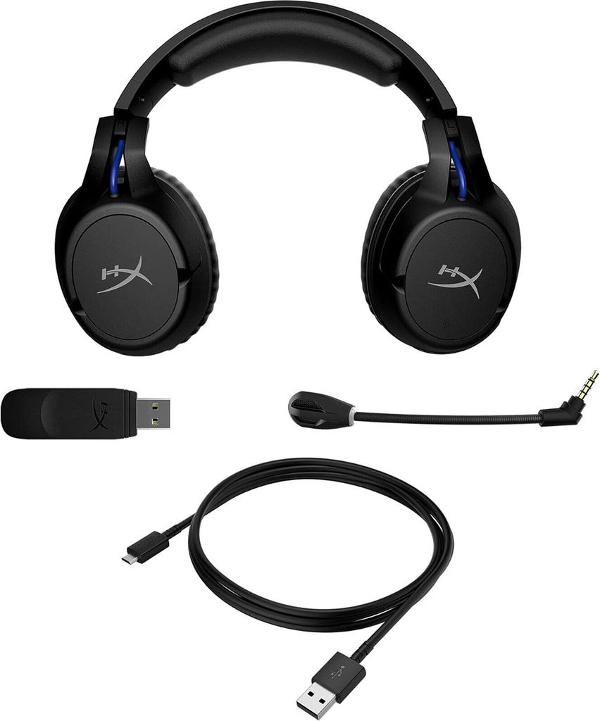 HyperX Cloud Flight - Wireless Gaming Headset Black-Blue - Immagine del prodotto 