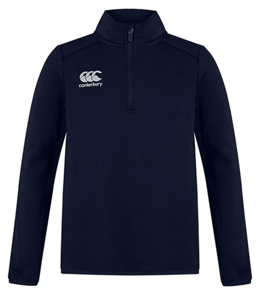 Canterbury - "Club" Midlayer für Herren, mit kurzem Reißverschluss, Training CS2690 (L) (Marine)