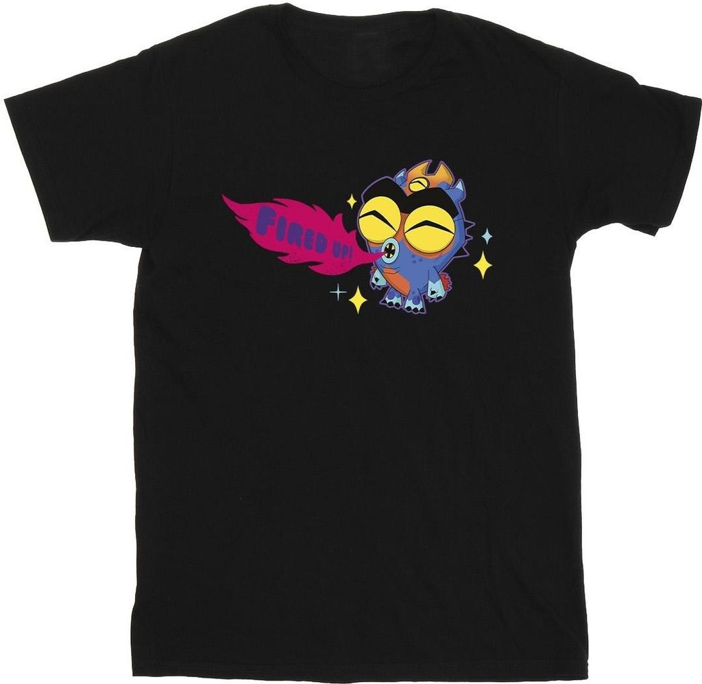 Disney - "Big Hero 6 Fired Up" T-Shirt für Herren BI17200 (5XL) (Schwarz)