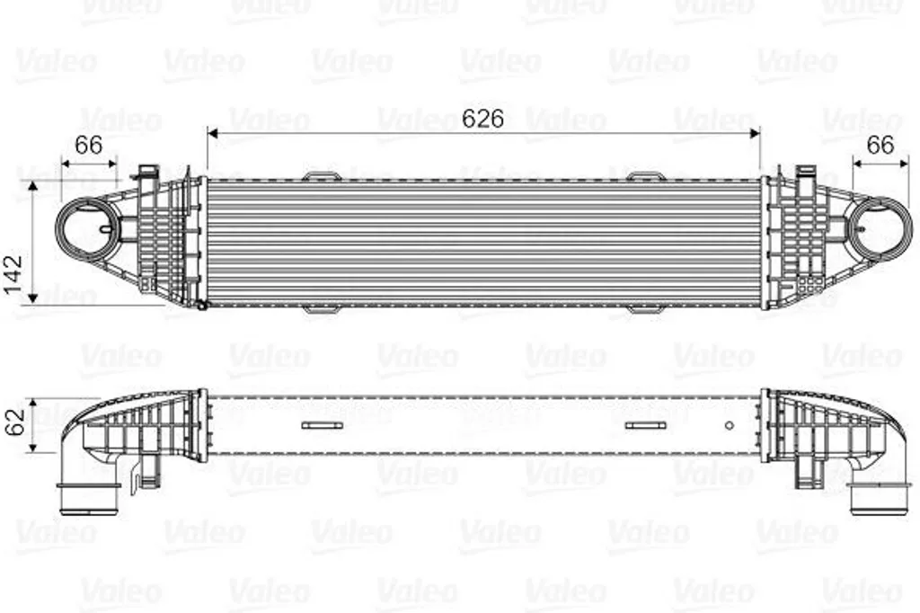 Refroidisseur d'air pour Mercedes Classe C W204 : Fiabilité Valeo 818617