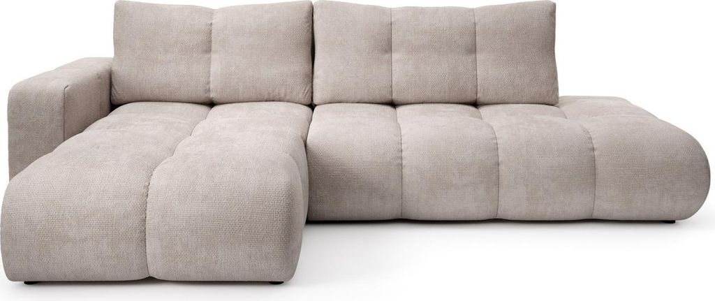 Schlafsofa mit Stauraum TRURO 1 - Latte, linke Ecke