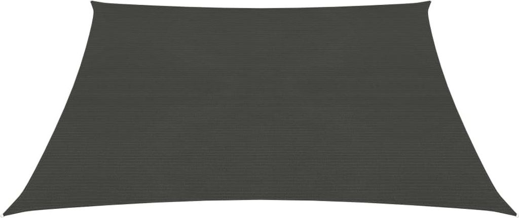 vidaXL Sonnensegel 160 g/m² Anthrazit 2,5x2,5 m HDPE - Sonnenschirme & Sonnenschutze
