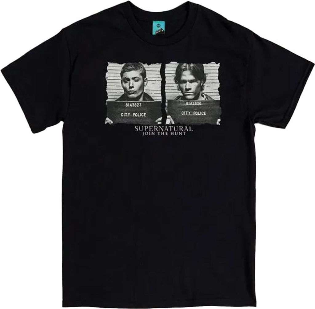 Supernatural - T-Shirt für Herren/Damen Uni TT979 (3XL) (Holzkohle)