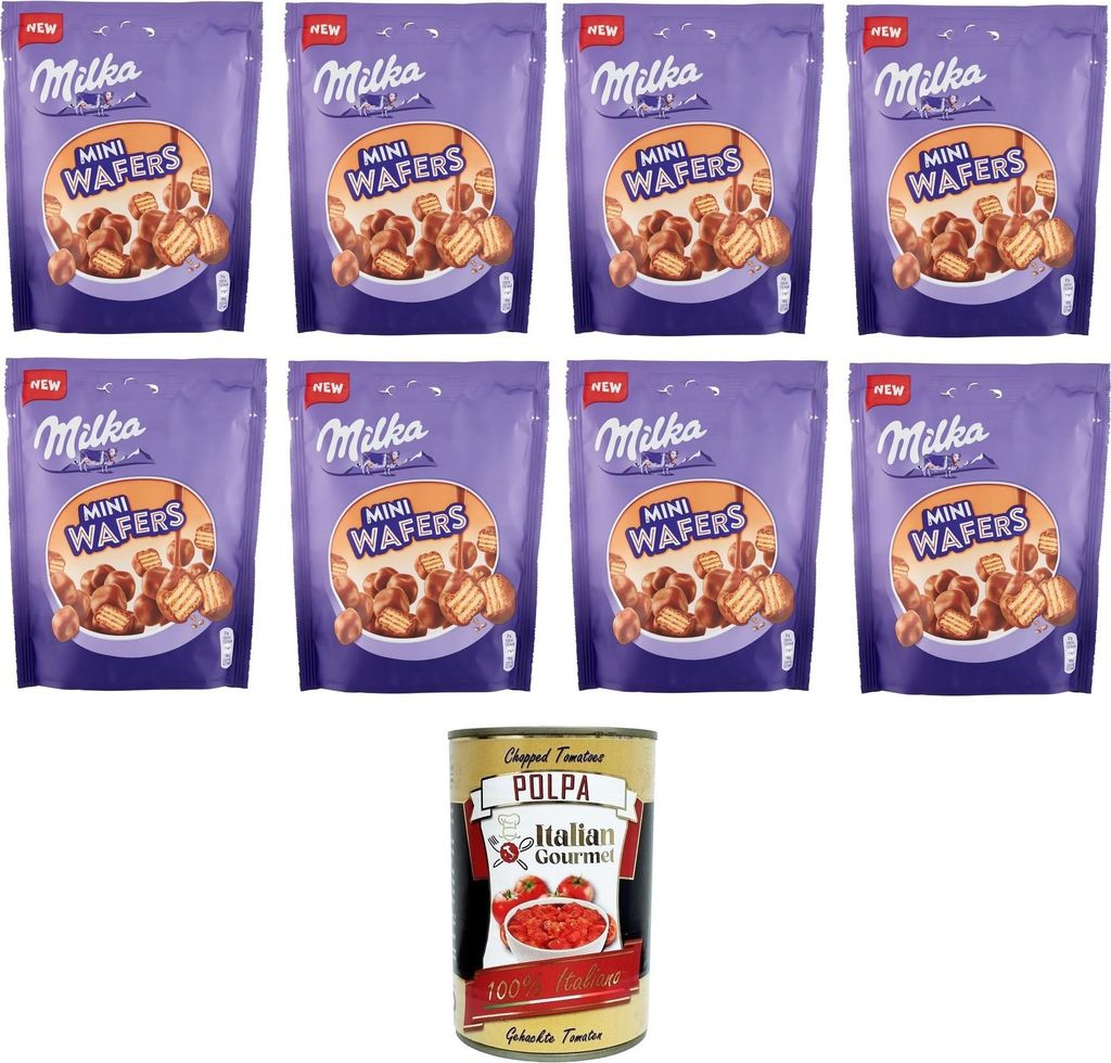 Milka Mini Wafers,Wafer ricoperto di cioccolato al latte Produktbild 
