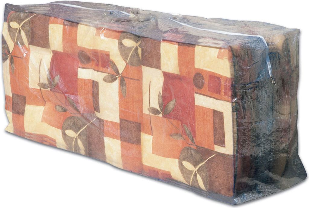 Tragetasche für Gartenmöbel Auflagen 125x32x50cm transparent