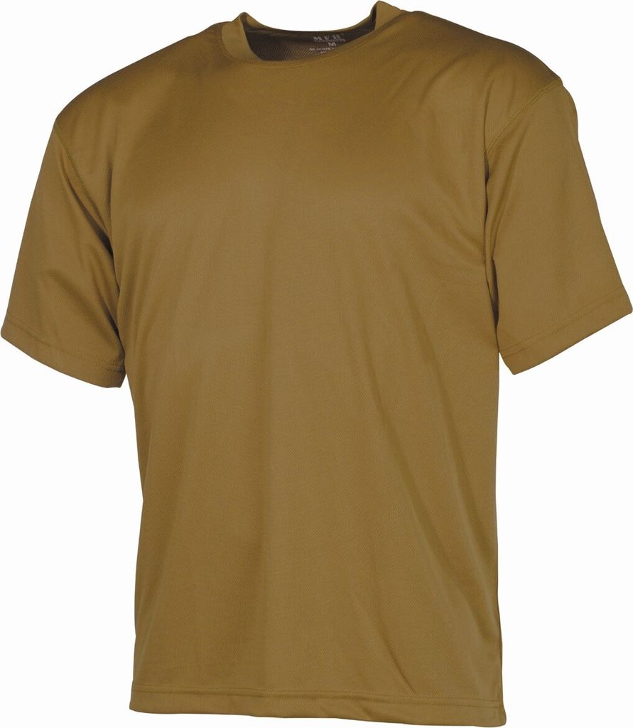MFH T-Shirt, "Tactical", halbarm, coyote tan
