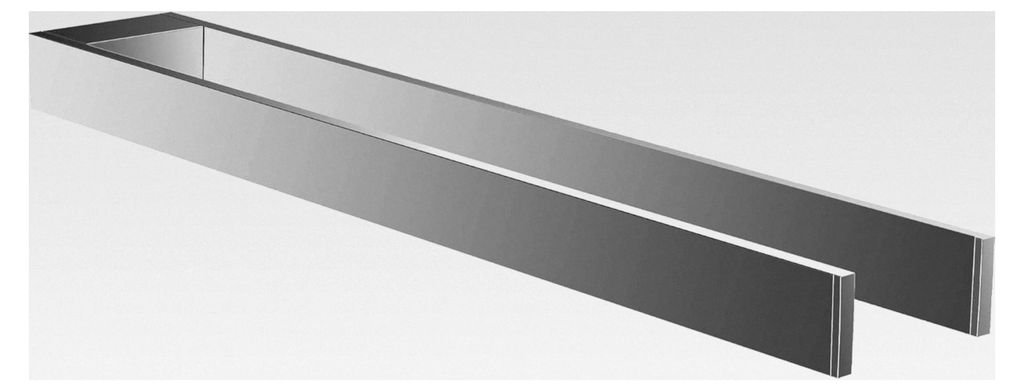 Handtuchhalter zweiarmig zur Wandmontage, starrer Badetuchhalter aus Metall, chromfarben