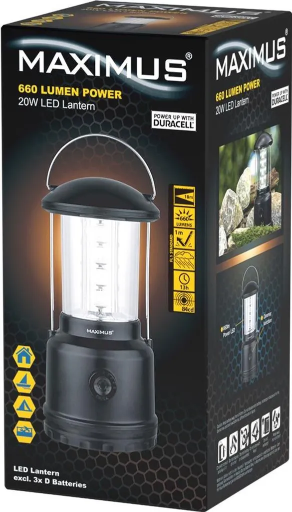 Maximus M-Lnt-200 Lanterne de camping LED rechargeable - 11