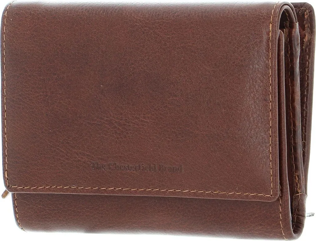 Portafoglio The Chesterfield Brand Flap Wallet Cognac Pelle Pregiata