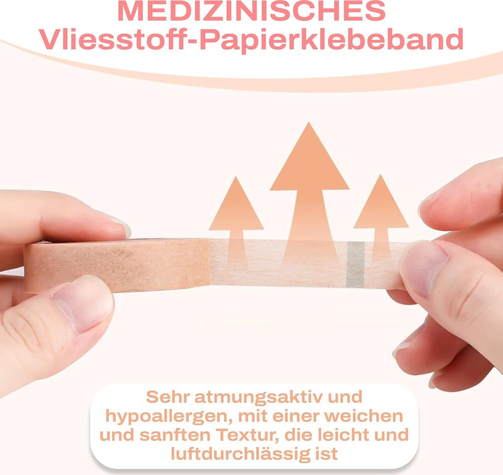 3M Micropore Vliespflaster Hypoallergen Hautfarben für Haut Produktbild 4