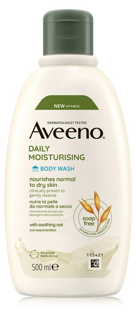 Aveeno, hydratačný sprchový gél na telo, 500 ml Obrázok produktu 