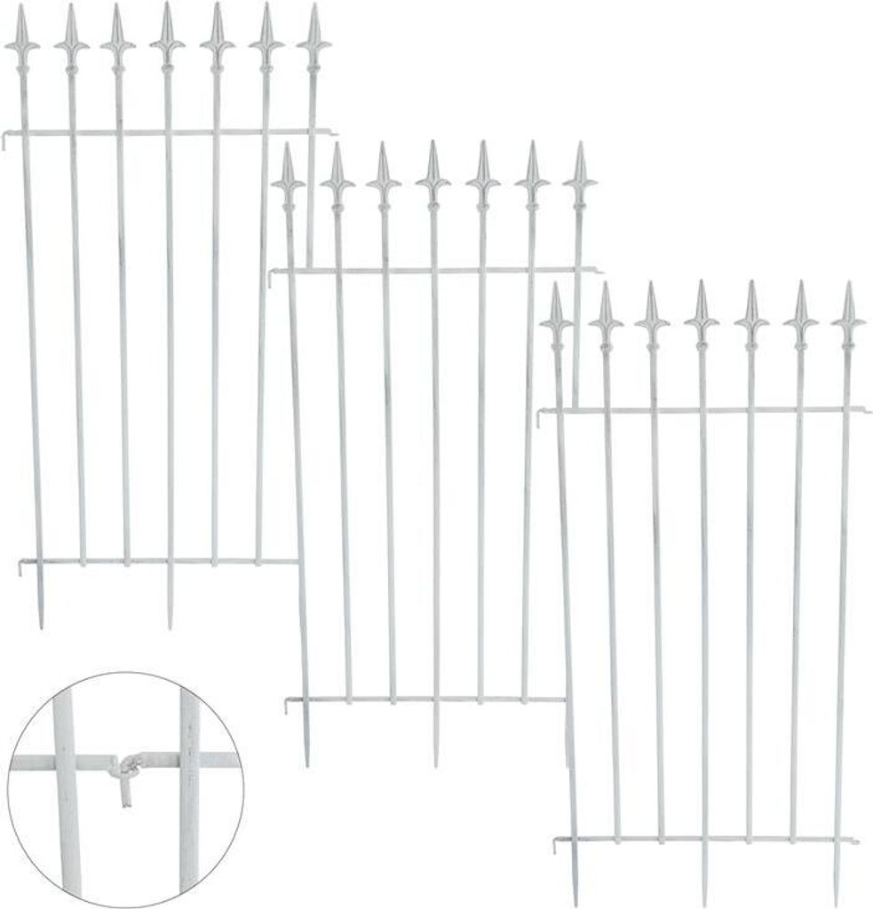 Rankgitter Gartenzaun Eisen Zaun Rankhilfe Rankzaun Metall Produktbild 