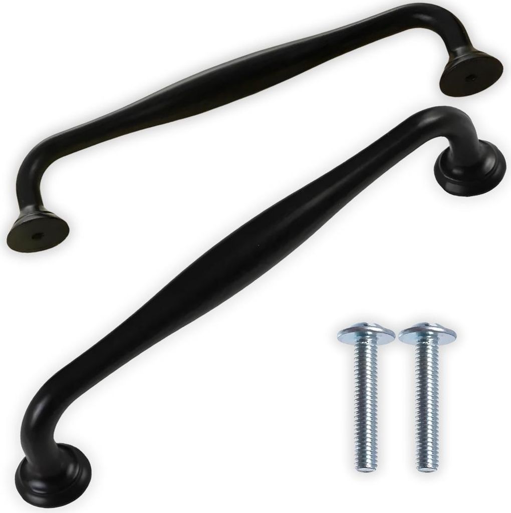 Reling Möbelgriff rustikal Metall schwarz modern Retro Loft 128