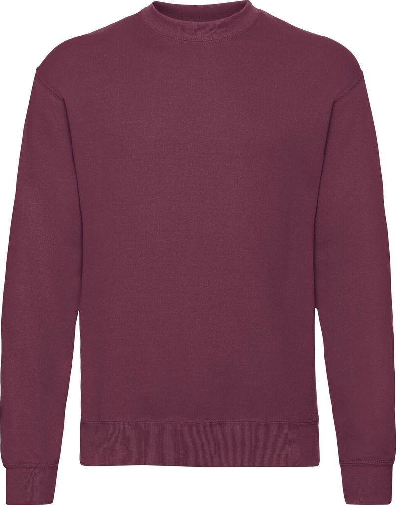 Fruit Of The Loom Herren Klassik Drop Schulter Sweatshirt PC3669 (M) (Burgunderrot)