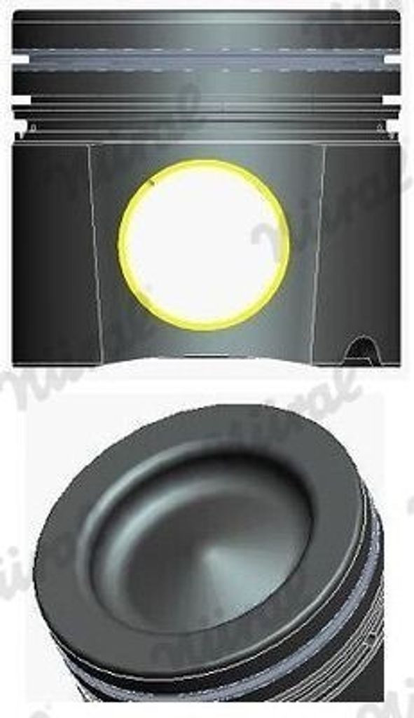 NÜRAL 87-420900-10 Kolben passend für MERCEDES-BENZ ACTROS MP2 / MP3 TOURISMO (O 350) TRAVEGO (O 580) für SETRA Series 400